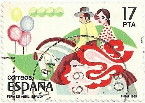 GRANDES FIESTAS POPULARES ESPAÑOLAS. LA FERIA DE ABRIL DE SEVILLA. EDIFIL 2783