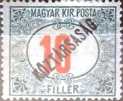 Intercambio 0,20 usd 10 f. 1918