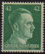 Deutsches Reich 1944 Scott 529 Sello Nuevo ** Furer Adolf Hitler 42 Alemania 