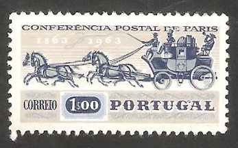  919 - Centº de la primera conferencia postal internacional