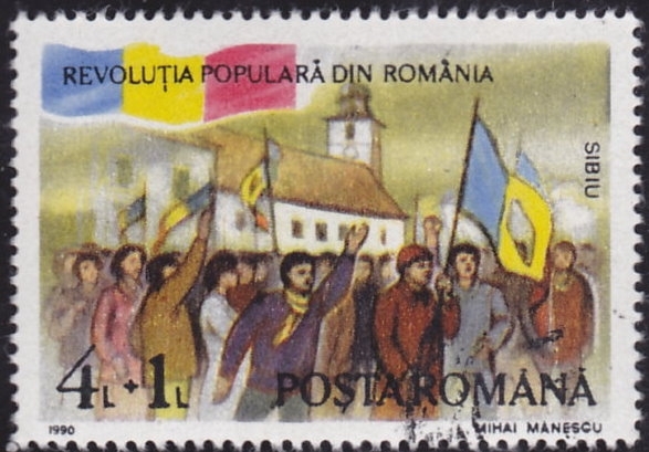 Primer anivº del Levantamiento popular en Rumania