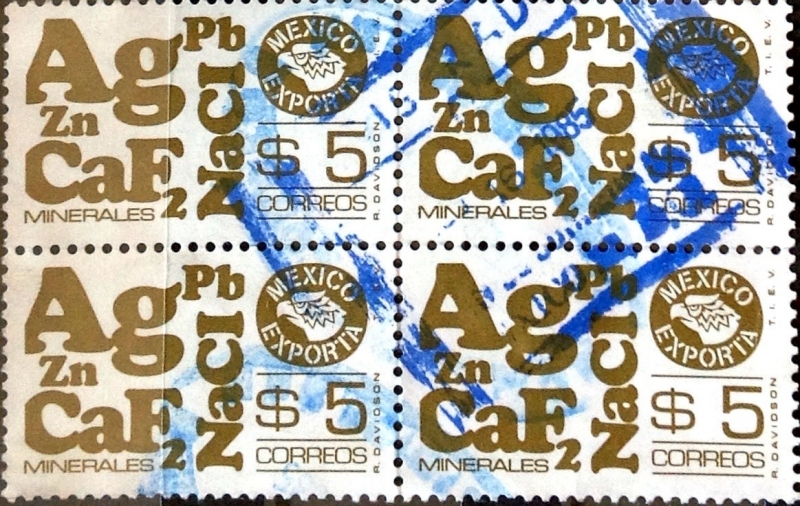 Intercambio 0,80 usd 4 x 5 pesos 1978