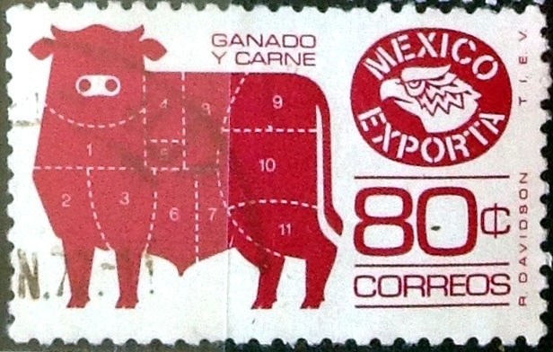 Intercambio 0,20 usd 80 cent. 1976