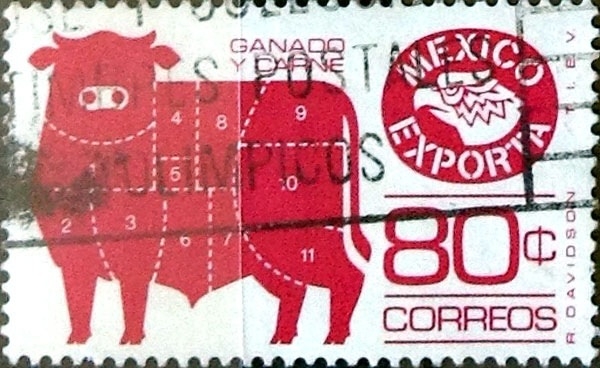 Intercambio 0,20 usd 80 cent. 1976