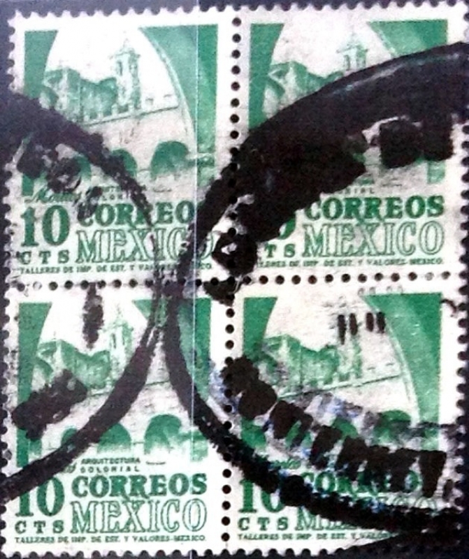 Intercambio 0,80 usd 4 x 10 cent. 1950