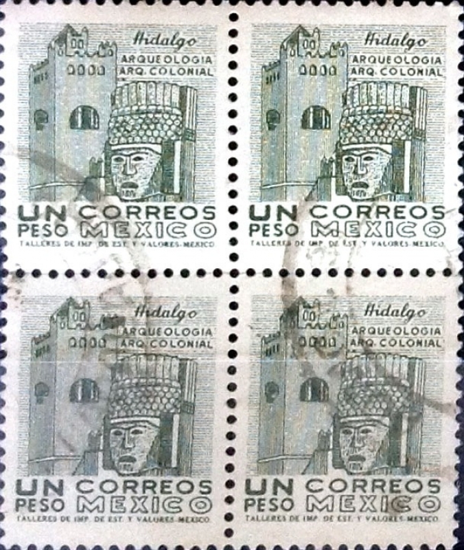 Intercambio 1,00 usd 4 x 1 peso 1958