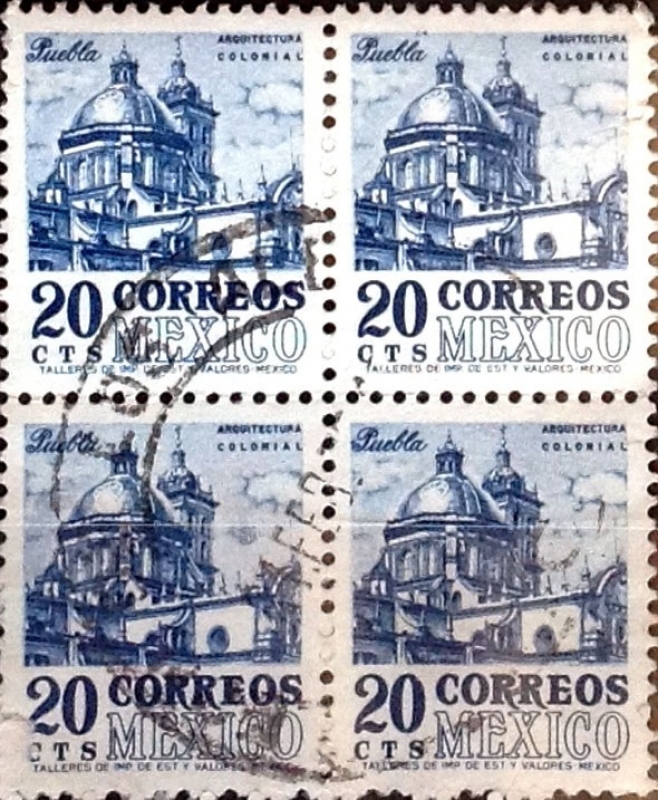 Intercambio 0,80 usd 4 x 20 cent. 1954