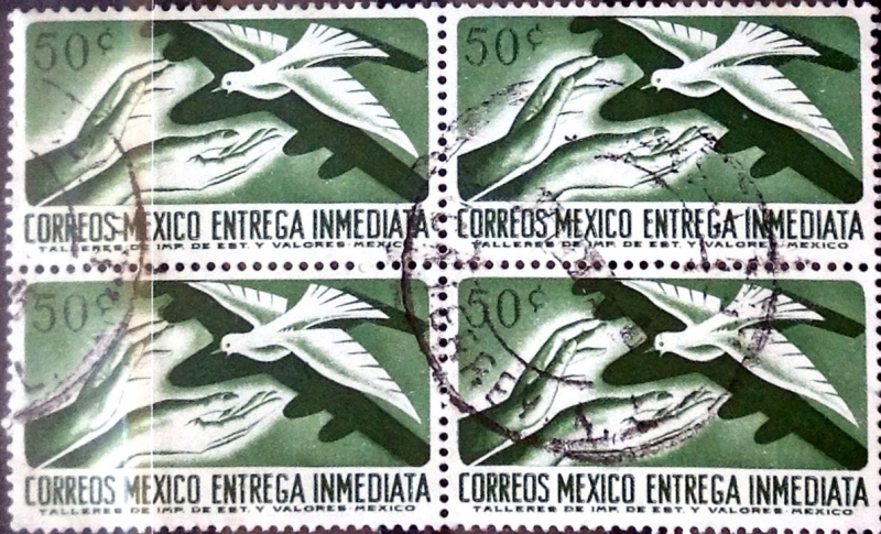 Intercambio 0,80 usd 4 x 50 cent. 1962