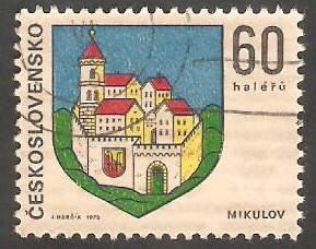 1989 - Escudo de la ciudad de Mikulov