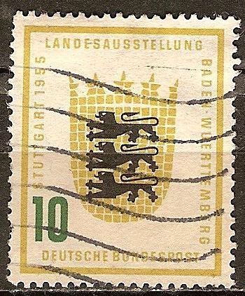 Stuttgart 1955 Exposición Nacional de Baden-Wuerttemberg.