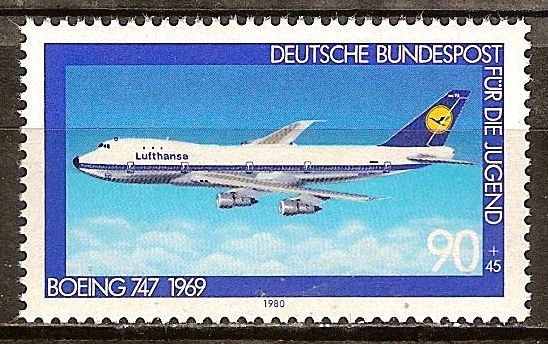 Por el bienestar de la Juventud ( Boeing 747 1969, Lufthansa).  