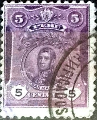 Intercambio 0,20 usd 5 cent. 1909