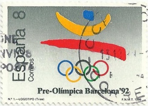 BARCELONA´92. Ia SERIE PRE-OLIMPICA. LOGOTIPO DE LOS JUEGOS. EDIFIL 2963