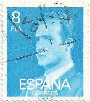 (85).SERIE BÁSICA JUAN CARLOS I. Ia SERIE. VALOR FACIAL 8 Pts. EDIFIL 2393