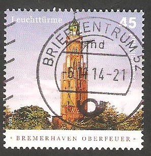 2437 - Faro de Bremerhaven Oberfeuer