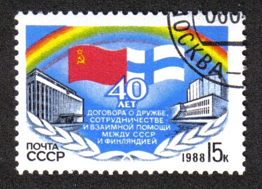 40 aniversario de la URSS - Finlandia Amistad