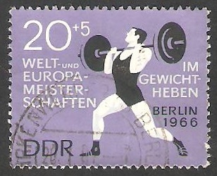 906 - Campeonato de Europa y mundial de pesas y halterofilia, en Berlin