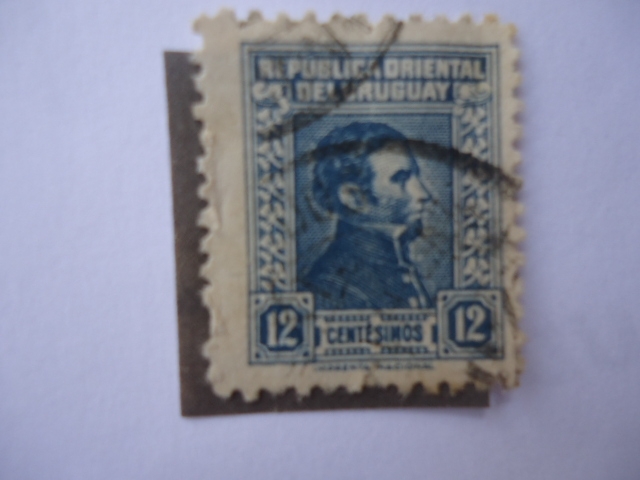 Stamp Rep blica Oriental del Uruguay. 0 12 cts. azulof Uruguay