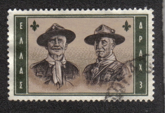 A. Lefkaditis y Lord Baden -Powell