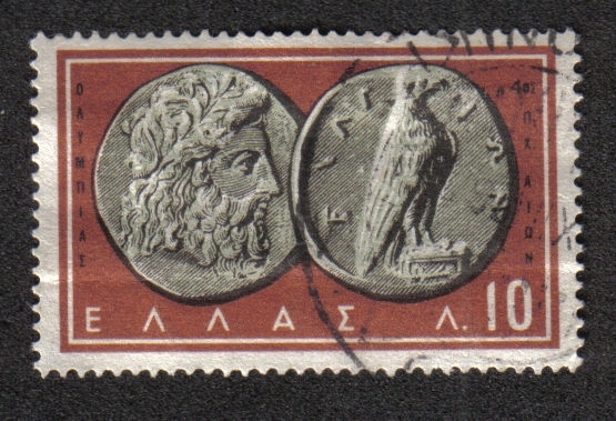 Zeus y Aguíla, Olimpia, cuarto centenario Antes de Cristo