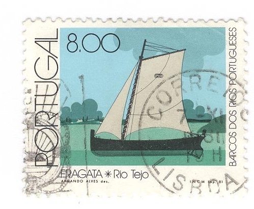 Barcos de los rios Portugueses. Eragata