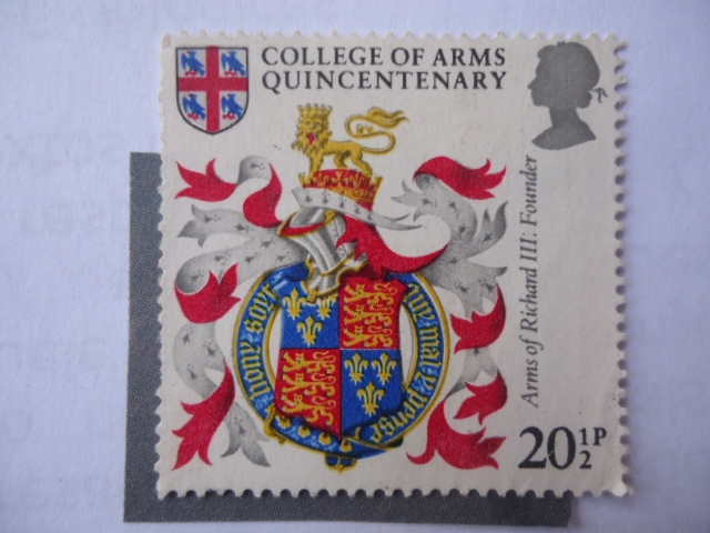 Colege Of Arms Quincentenary - Armas of Richard III.Founder