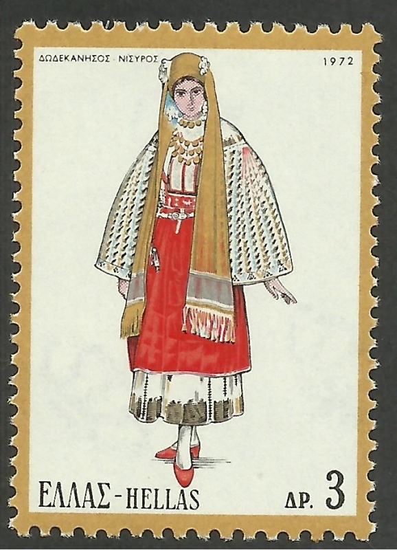 1077 - Traje típico de Isla de Nissyros 