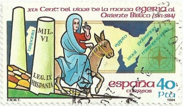 XVI CENTENARIO DEL VIAJE DE LA MONJA EGERIA AL ORIENTE BÍBLICO. EDIFIL 2773