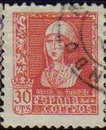 España 1938 857 Sello º Isabel la Católica 30c