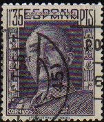 ESPAÑA 1949 1061 Sello General Franco Stamp Usado