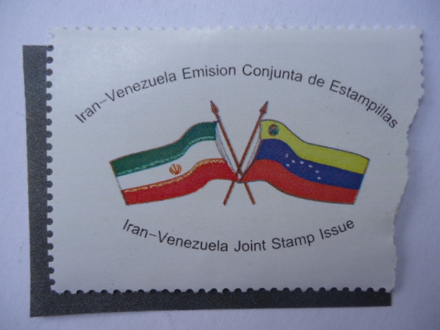 Irán-Venezuela Emision Conjunta de Estampillas.