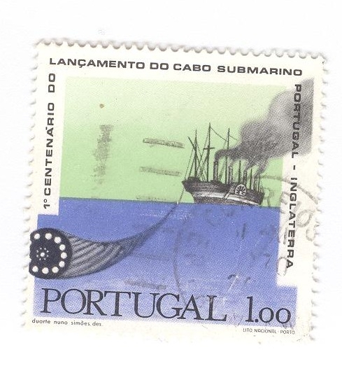 Primer centenario del cable submarino Portugal-Inglaterra