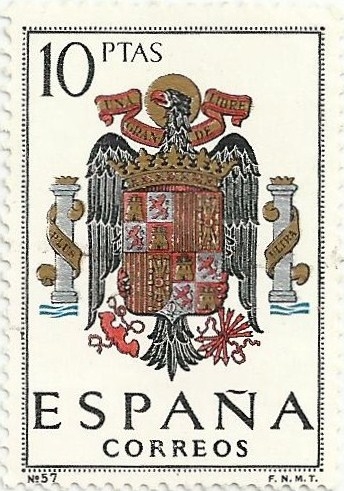 ESCUDOS DE CAPITAL DE PROVINCIA. GRUPO V. Nº 57. ESCUDO ESPAÑA. EDIFIL 1704