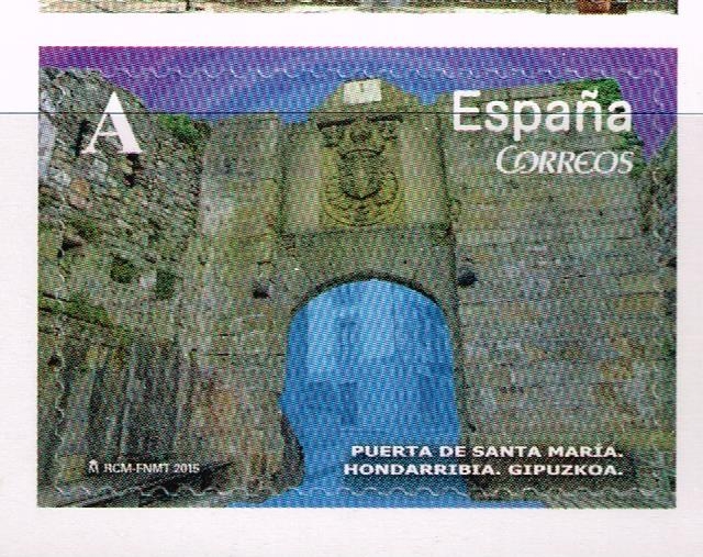 Edifil  4926  Arcos y Puertas monumentales.  Puerta de Santa María. Hondarribia, Guipuzcoa