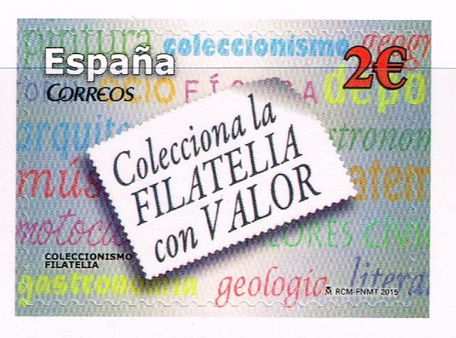 Edifil  4946  Coleccionismo.  Colecciona la Filatelia con valor.