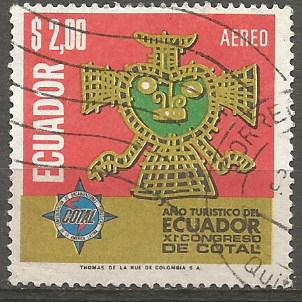 AÑO  DEL  TURISMO  DE  ECUADOR.  AMULETO.