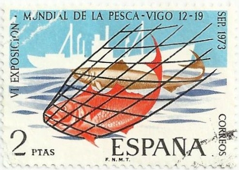 VI EXPOSICIÓN MUNDIAL DE PESCA, EN VIGO. EDIFIL 2144