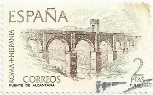 ROMA - HISPANIA. PUENTE DE ALCÁNTARA. EDIFIL 2185