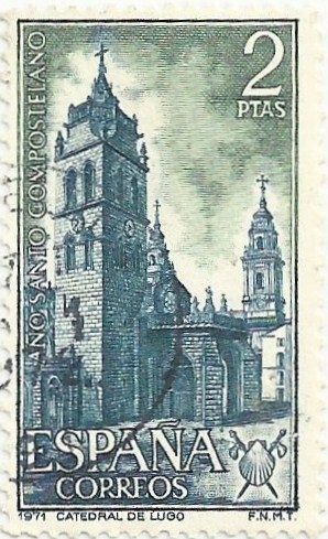 AÑO SANTO COMPOSTELANO.GRUPO III. LA CATEDRAL DE LUGO. EDIFIL 2065