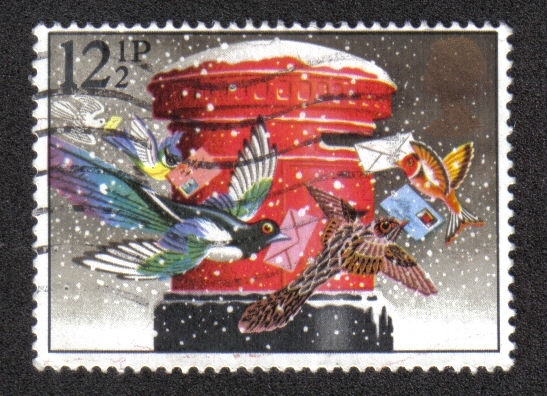 'Christmas Post' (pillar-box)