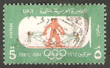 626 - Olimpiadas de Tokyo, gimnasia