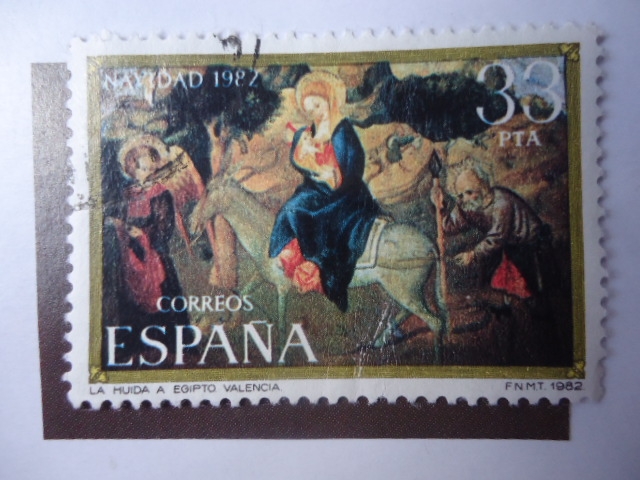 Ed: 2682- Navidad 1982 - La Huida a Egipto- Valencia.,