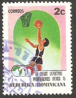 777 - Juegos deportivos panamericanos México 75, baloncesto