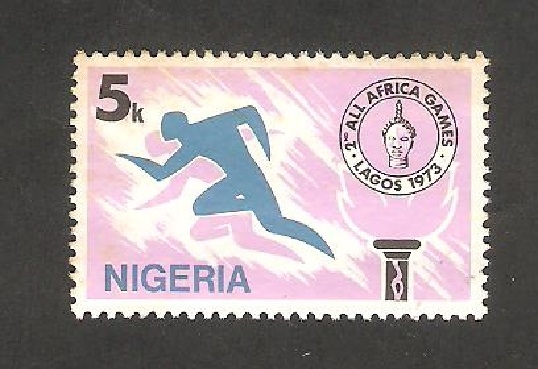 277 - Juegos deportivos africanos, en Lagos, atletismo