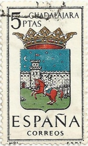 ESCUDOS DE CAPITAL DE PROVINCIA. GRUPO II. Nº 21. GUADALAJARA. EDIFIL 1489