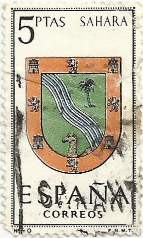 ESCUDOS DE CAPITAL DE PROVINCIA. GRUPO IV. Nº 40. SÁHARA. EDIFIL 1634