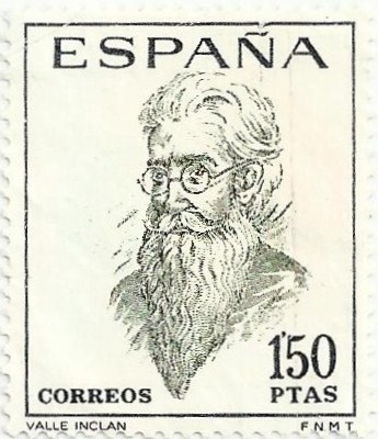 LITERATOS ESPAÑOLES. CENTENARIO DEL NACIMIENTO (1866-1935). VALLE-INCLÁN. EDIFIL 1758