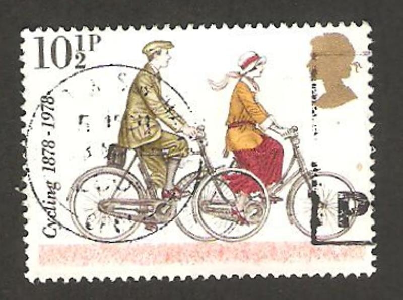 873 - 50 anivº de Touring Club Ciclista y de la Federación ciclista británica, bici del año 1920