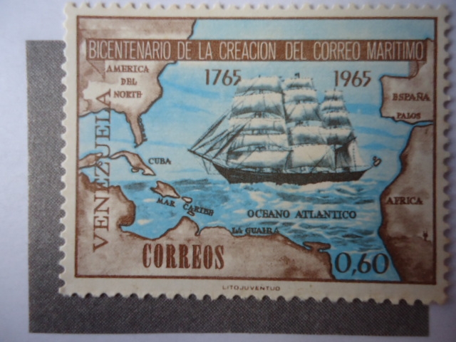 Bicentenario de la Creacion del Correo Maritimo 1765-1965