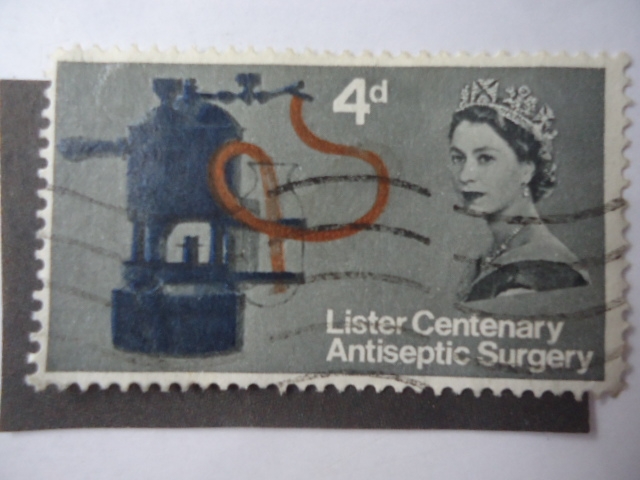 Elizabeth II - Lister Centenary -Antiseptic Suregery-Centenario Lister-Cirugía Antiséptica.